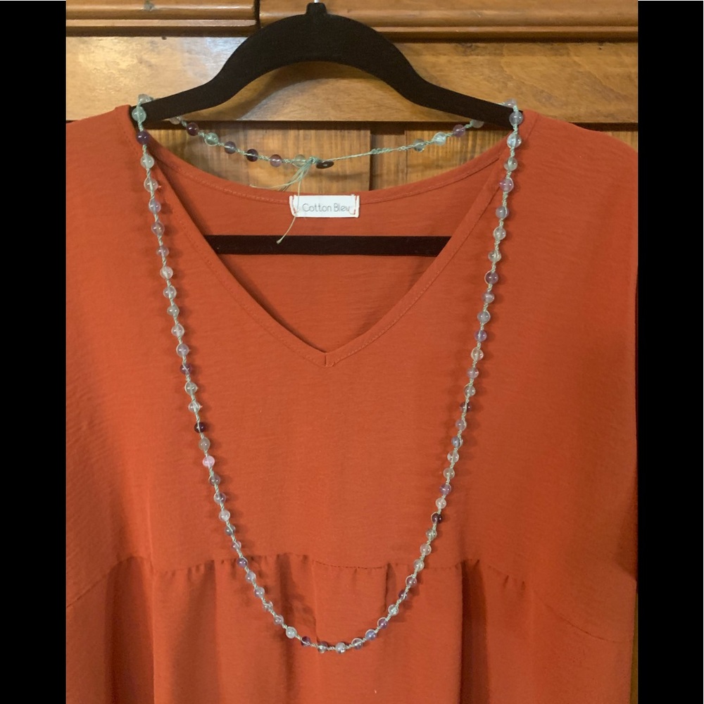 Green Beaded Lulu Dharma Necklace